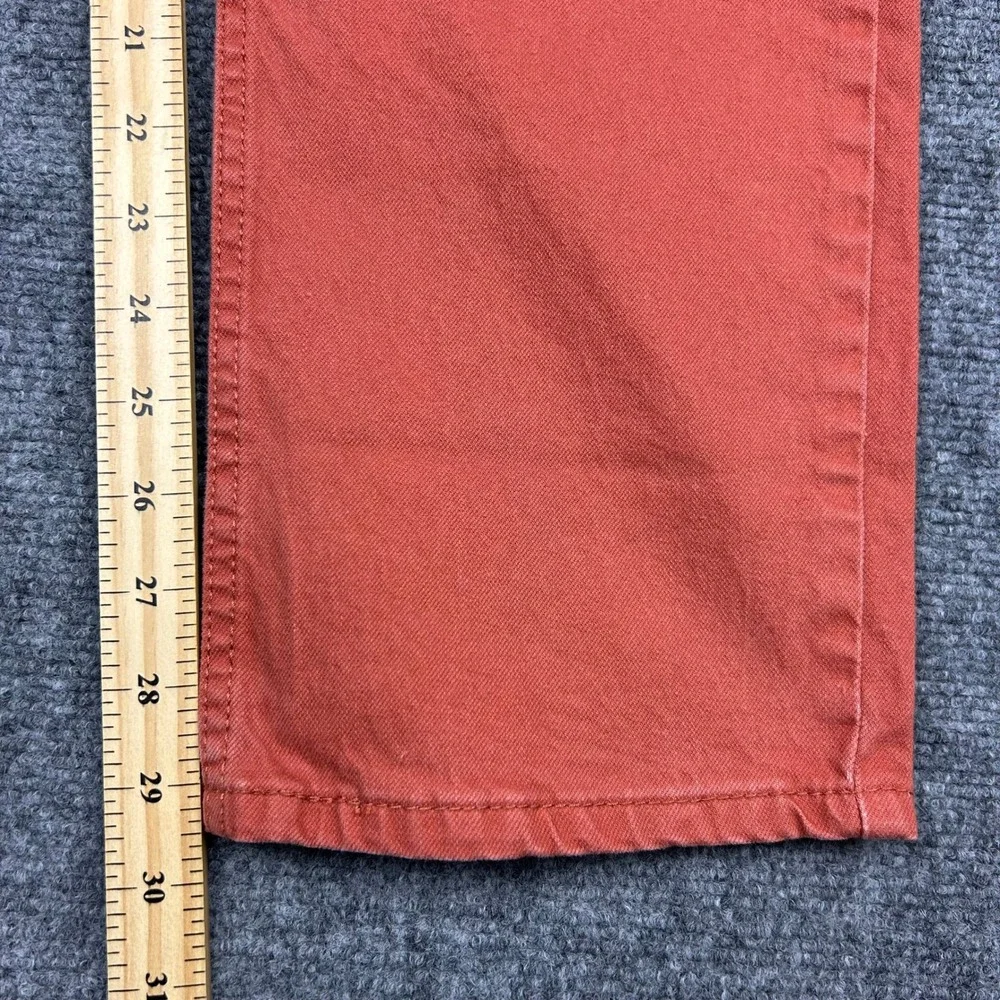 Levis 511 Slim Jeans Mens 36x30 Etruscan Red (Orange) Stretch Twill Pants
